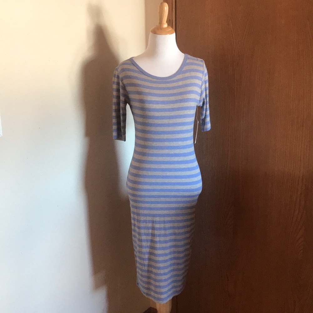LuLaRoe Julia Striped Dress Size XXS